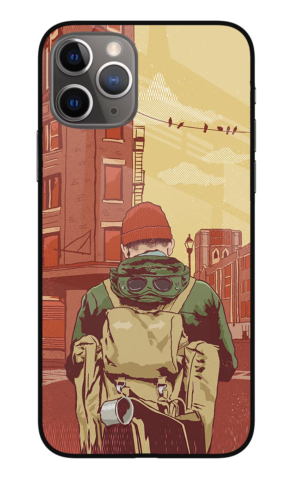 Adventurous iPhone 11 Pro Max Glass Case Back Cover by Casekaro