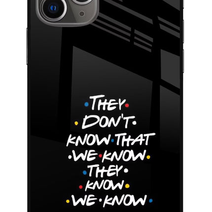 FRIENDS Dialogue iPhone 11 Pro Max Glass Case