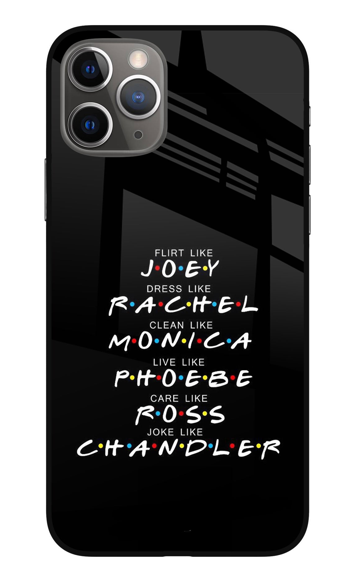 FRIENDS Character iPhone 11 Pro Max Back Cover