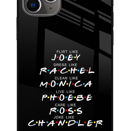 FRIENDS Character iPhone 11 Pro Max Glass Case