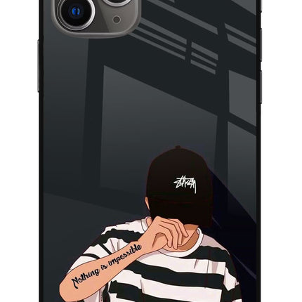 Aesthetic Boy iPhone 11 Pro Max Glass Case