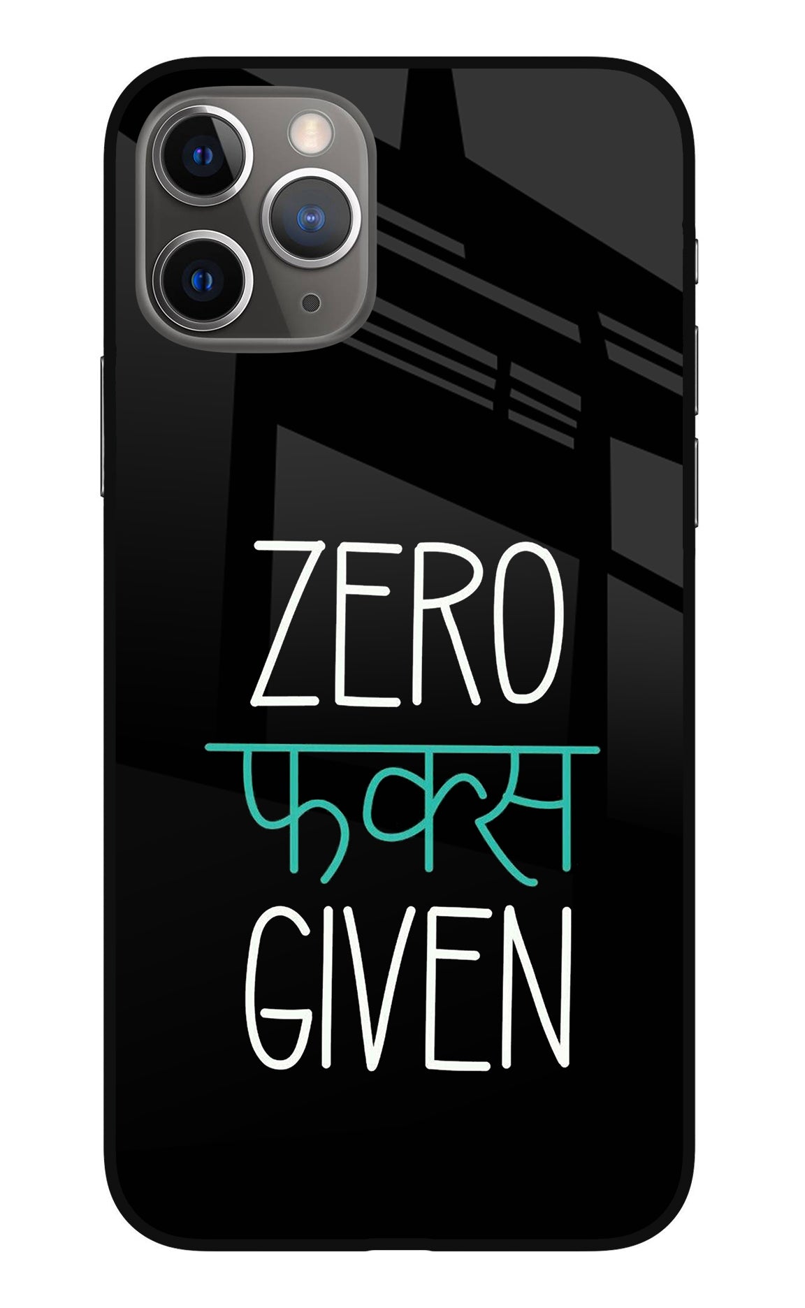 Zero Fucks Given iPhone 11 Pro Max Back Cover