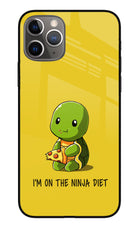 I'm on Ninja Diet iPhone 11 Pro Max Glass Case
