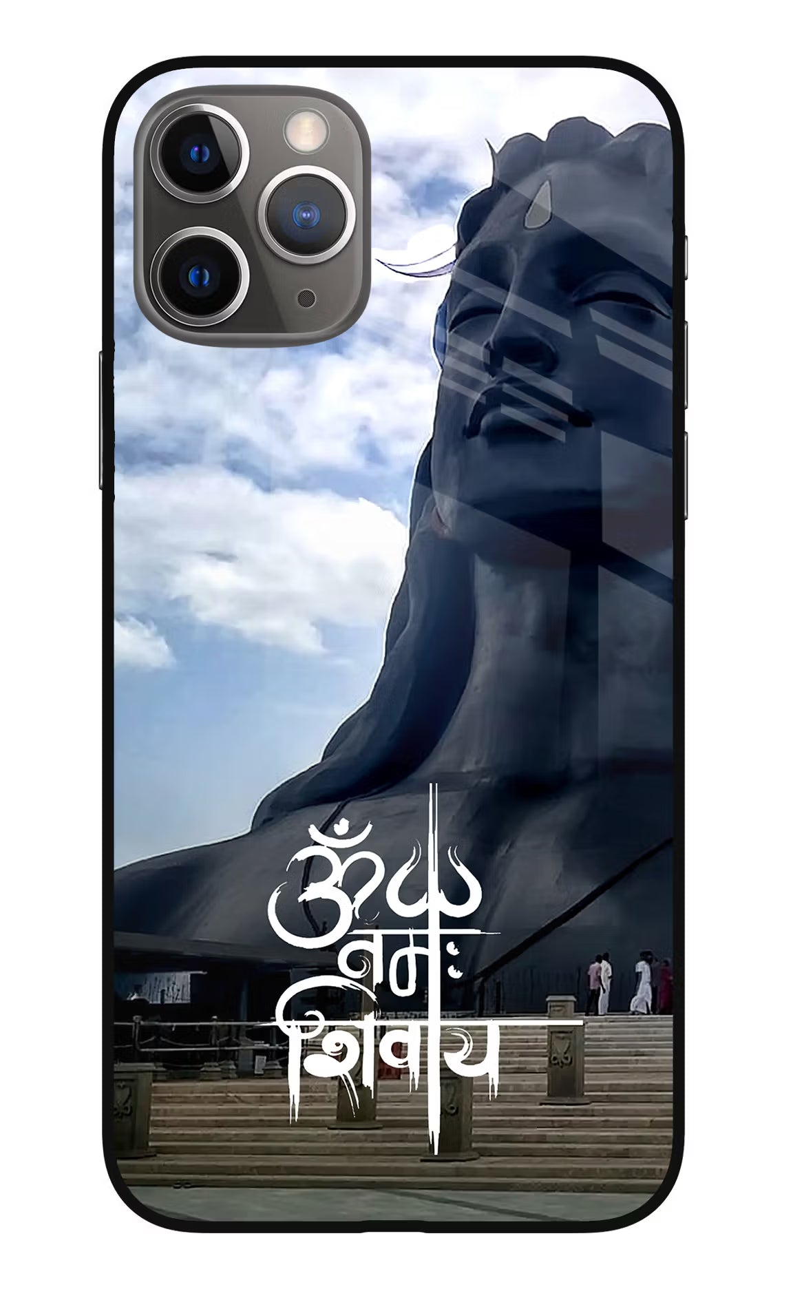 Om Namah Shivay iPhone 11 Pro Max Glass Case Back Cover by Casekaro