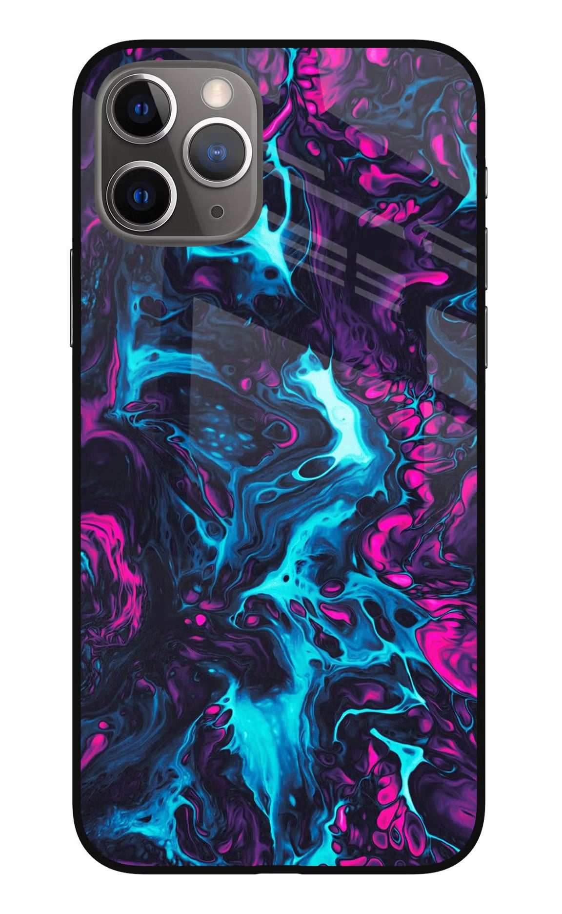 Abstract iPhone 11 Pro Max Glass Case Back Cover by Casekaro