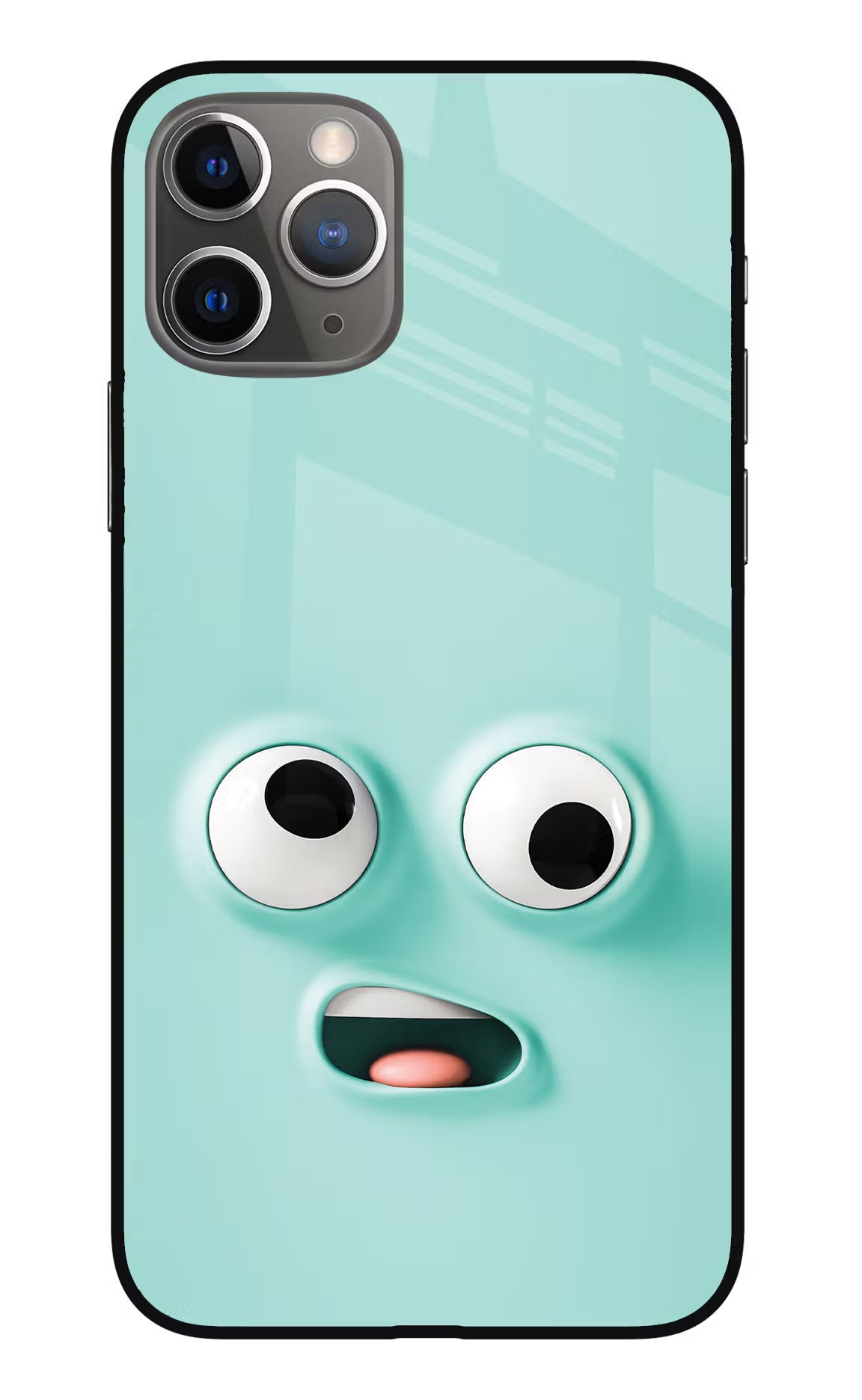 Funny Cartoon iPhone 11 Pro Max Glass Case Back Cover by Casekaro
