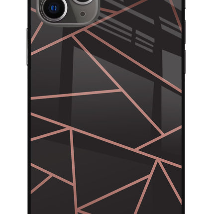 Geometric Pattern iPhone 11 Pro Max Glass Case