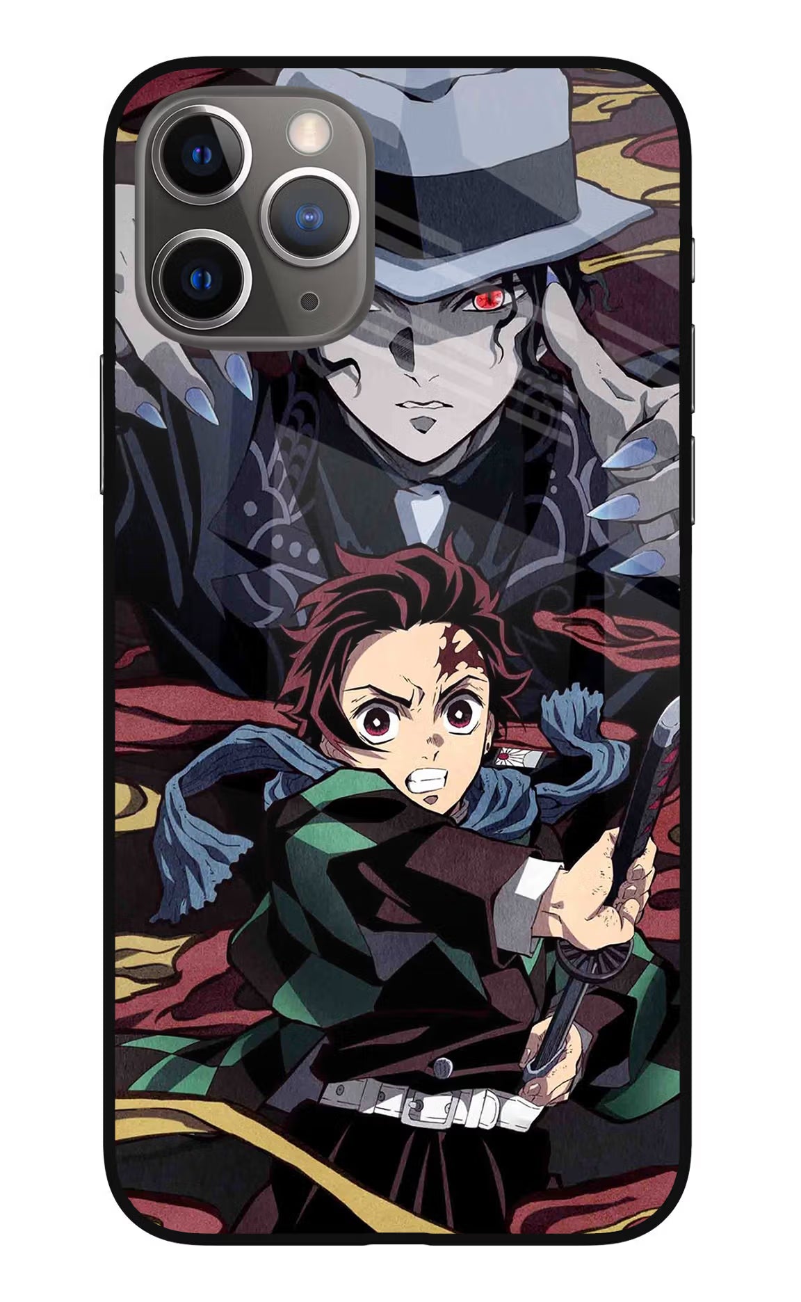 Demon Slayer iPhone 11 Pro Max Glass Case Back Cover by Casekaro