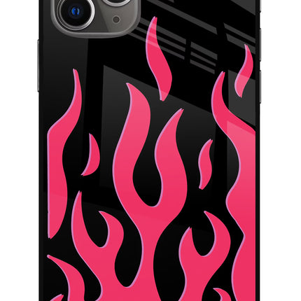 Fire Flames iPhone 11 Pro Max Glass Case