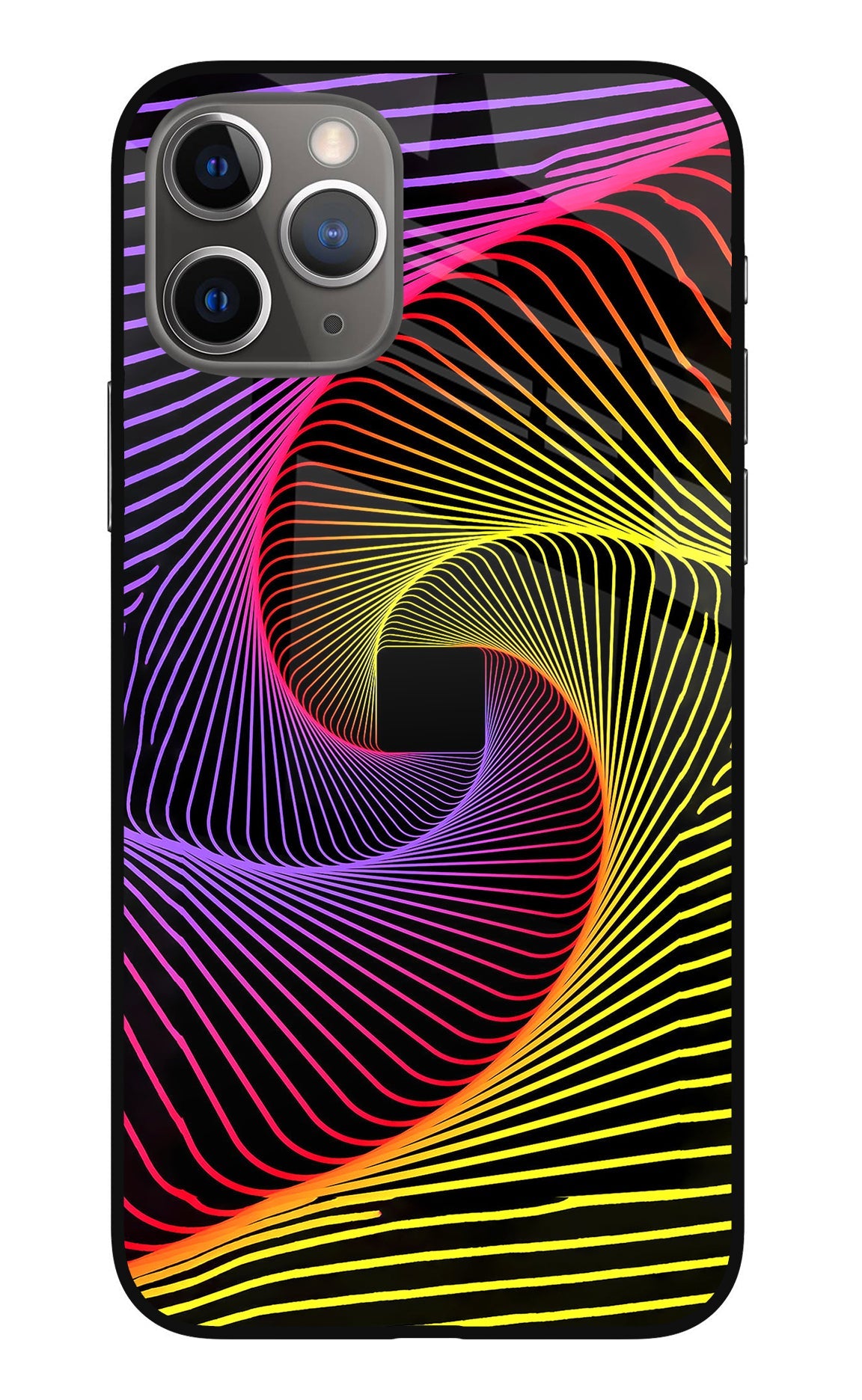 Colorful Strings iPhone 11 Pro Max Glass Case