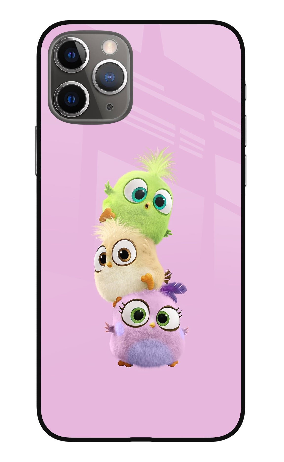 Cute Little Birds iPhone 11 Pro Max Glass Case