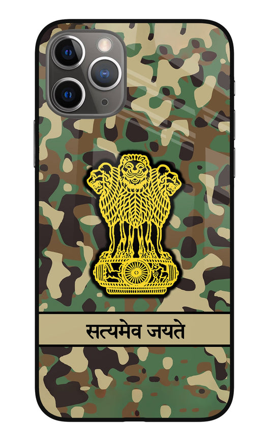 Satyamev Jayate Army iPhone 11 Pro Max Glass Case