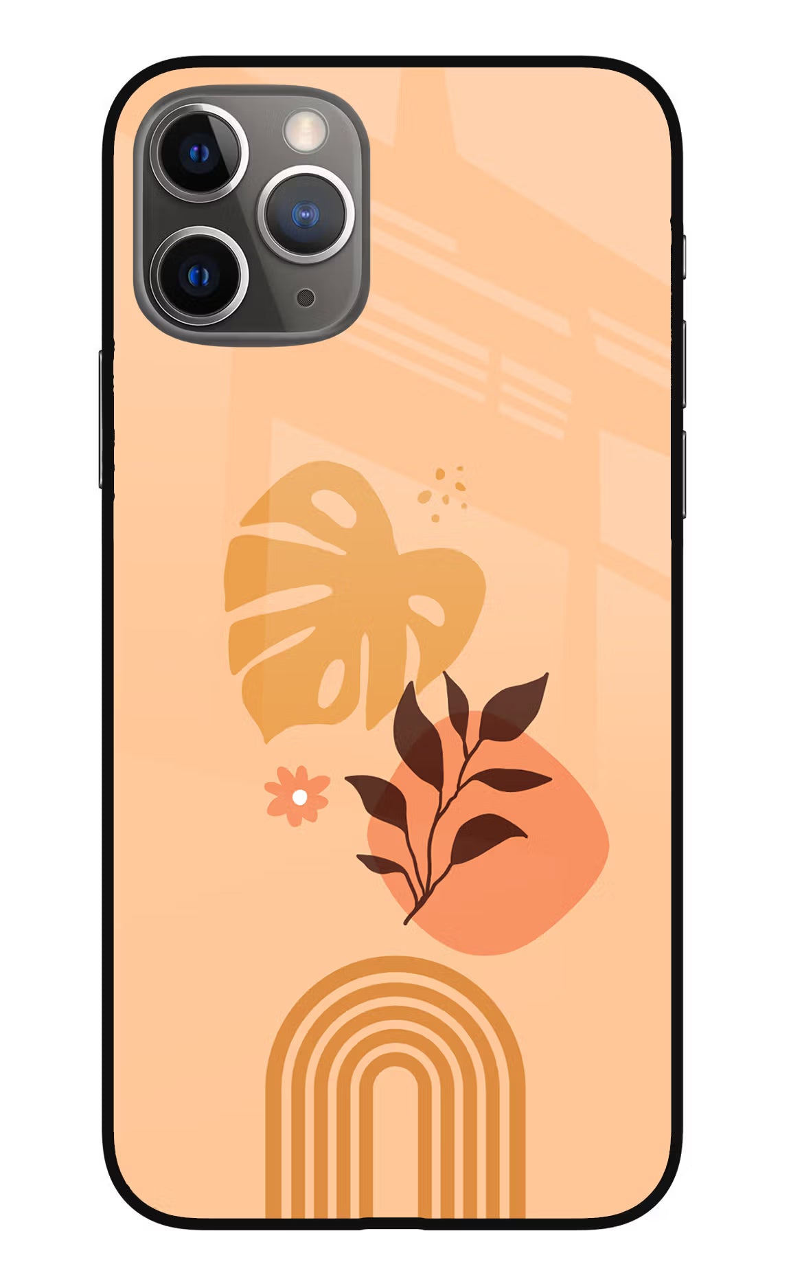 Bohemian Art iPhone 11 Pro Max Glass Case Back Cover by Casekaro