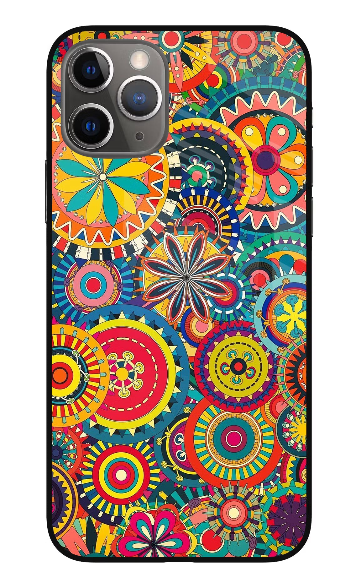 Gol Gol Art iPhone 11 Pro Max Glass Case Back Cover by Casekaro