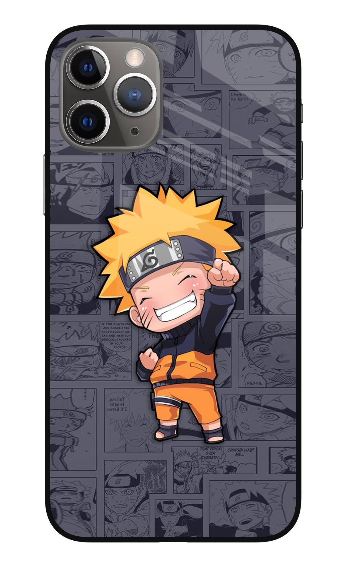 Chota Naruto iPhone 11 Pro Max Glass Case