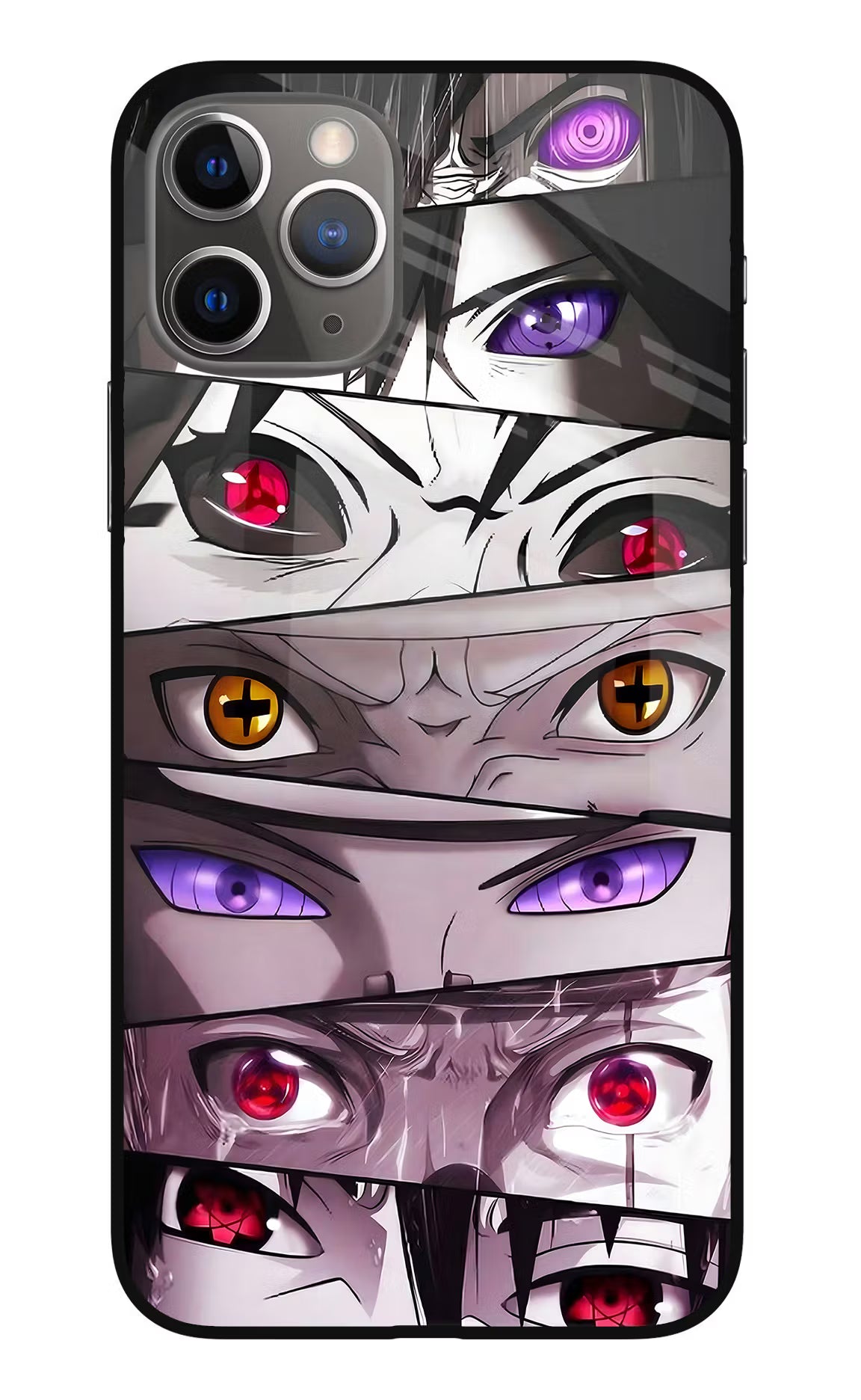 Naruto Anime iPhone 11 Pro Max Glass Case Back Cover by Casekaro