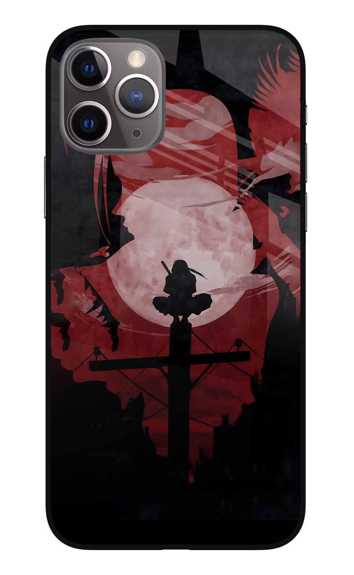 Naruto Anime iPhone 11 Pro Max Glass Case Back Cover by Casekaro