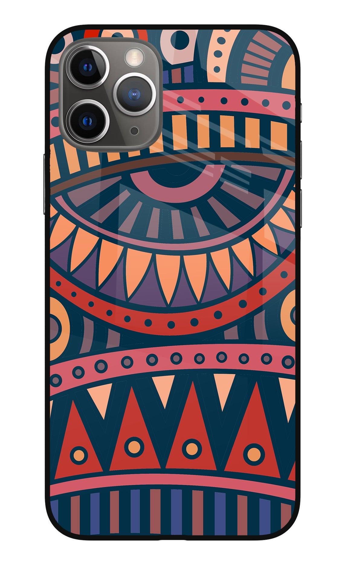 African Culture Design iPhone 11 Pro Max Glass Case