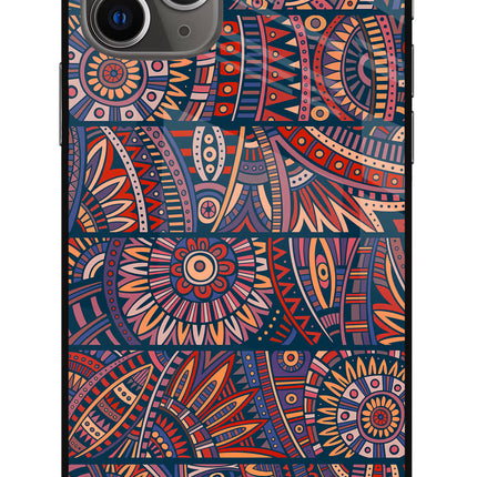 African Culture Design iPhone 11 Pro Max Glass Case