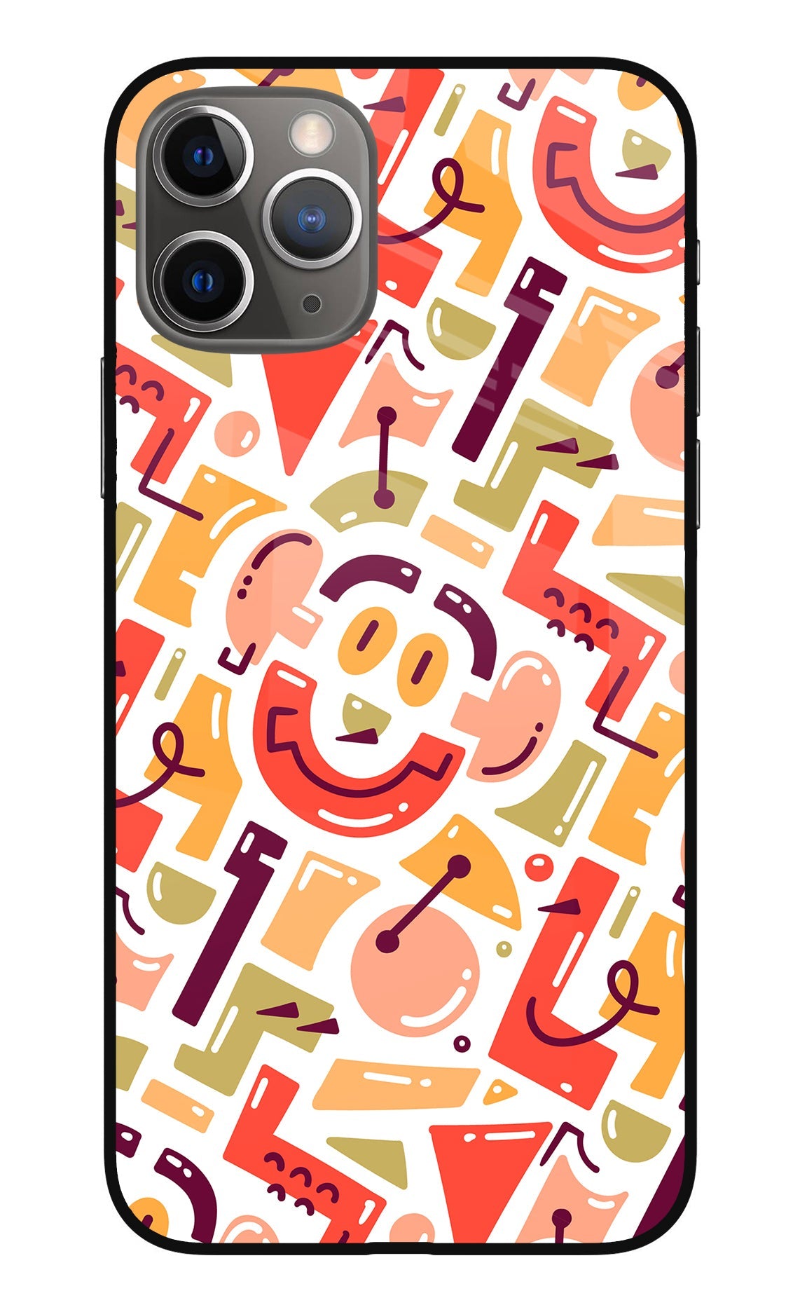 Doodle Pattern iPhone 11 Pro Max Back Cover