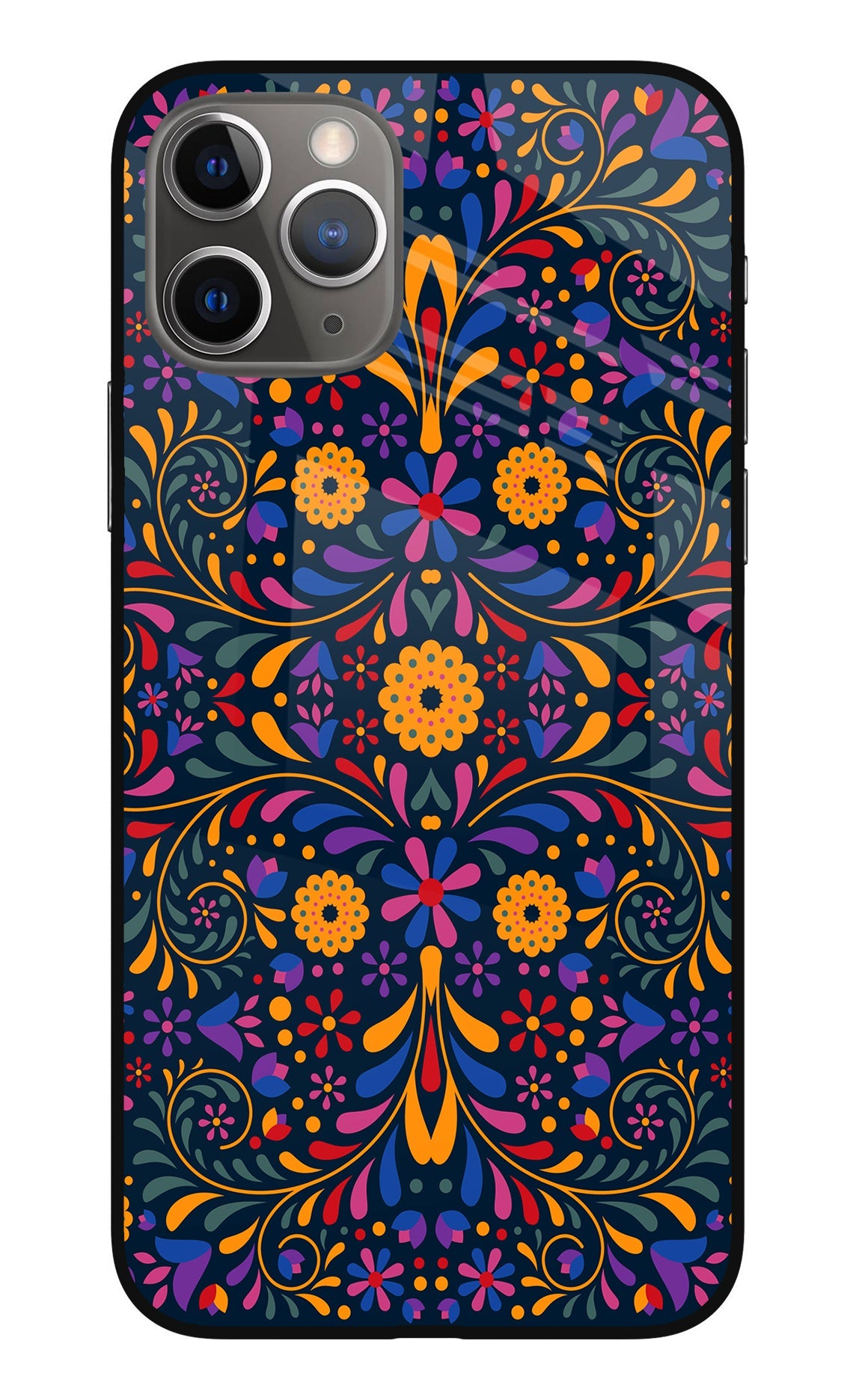 Mexican Art iPhone 11 Pro Max Glass Case