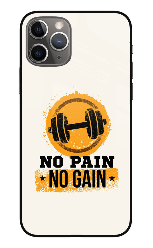 No Pain No Gain iPhone 11 Pro Max Glass Case