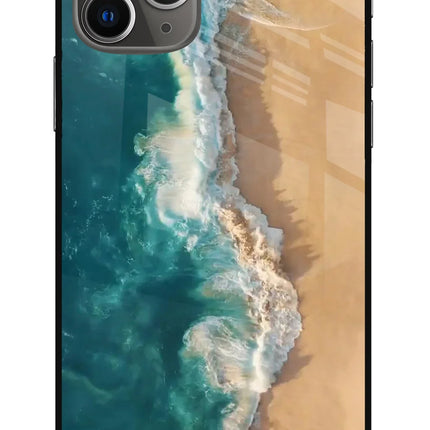 Ocean Beach iPhone 11 Pro Max Glass Case