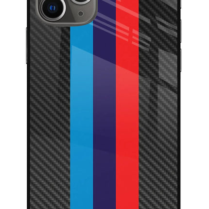 BMW Stripes Pattern iPhone 11 Pro Max Glass Case