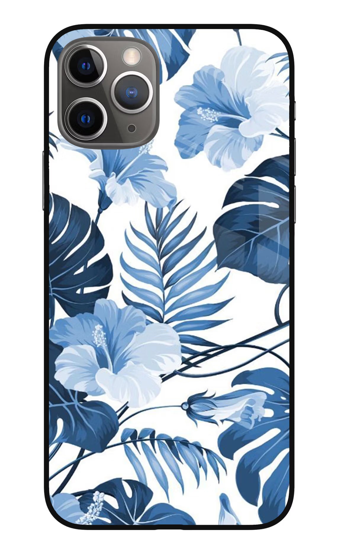 Fabric Art iPhone 11 Pro Max Glass Case Back Cover by Casekaro
