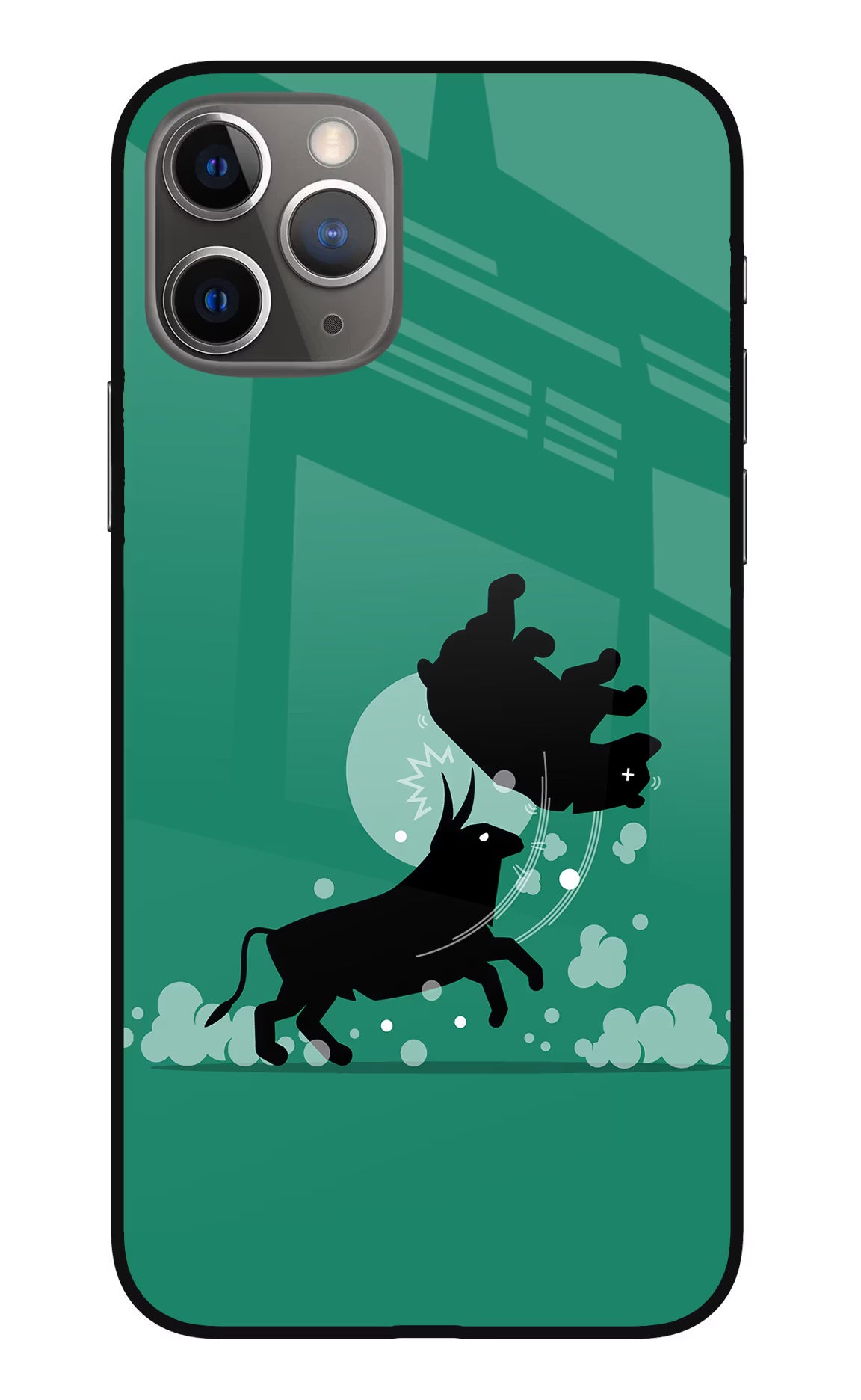 Bull Conqueror iPhone 11 Pro Max Glass Case