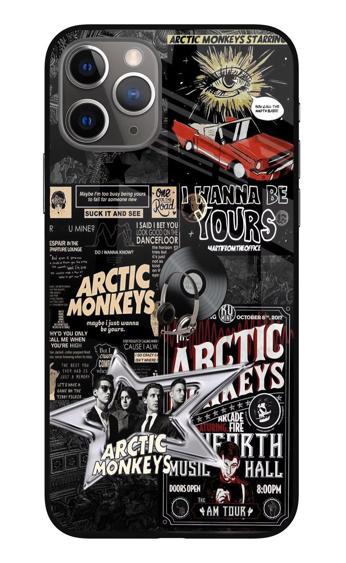 Arctic Monkeys iPhone 11 Pro Max Glass Case Back Cover by Casekaro