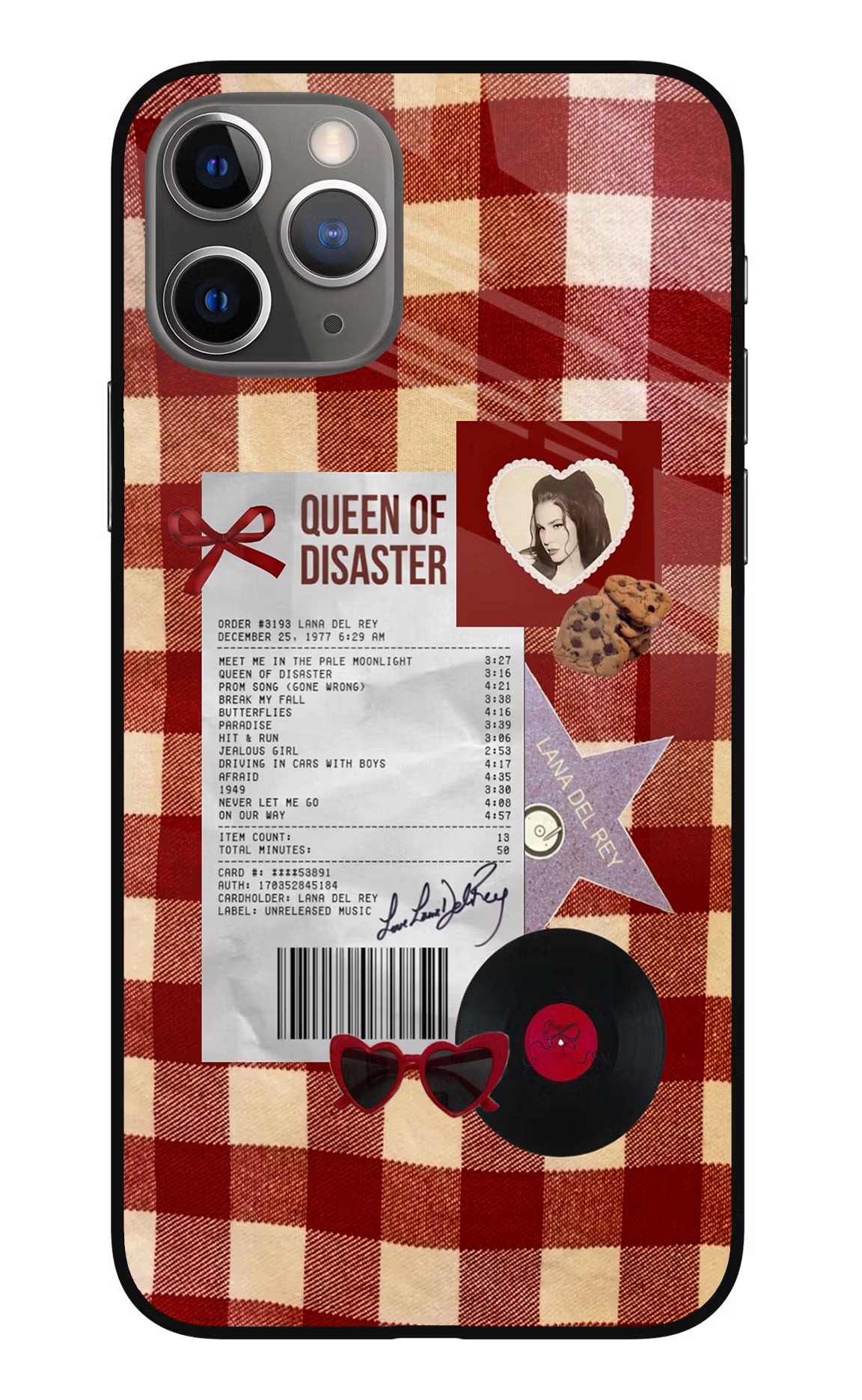 Queen of Disaster iPhone 11 Pro Max Glass Case