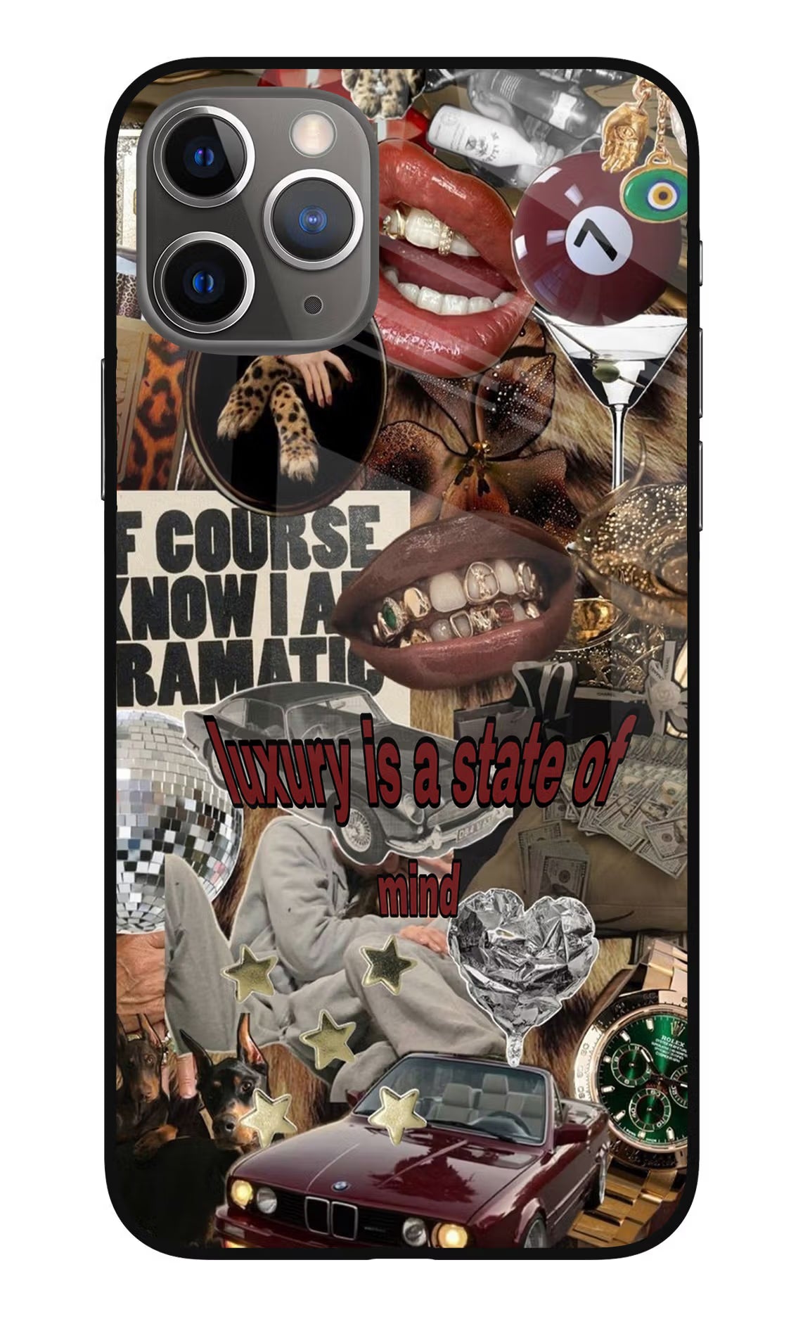Luxury iPhone 11 Pro Max Glass Case Back Cover by Casekaro