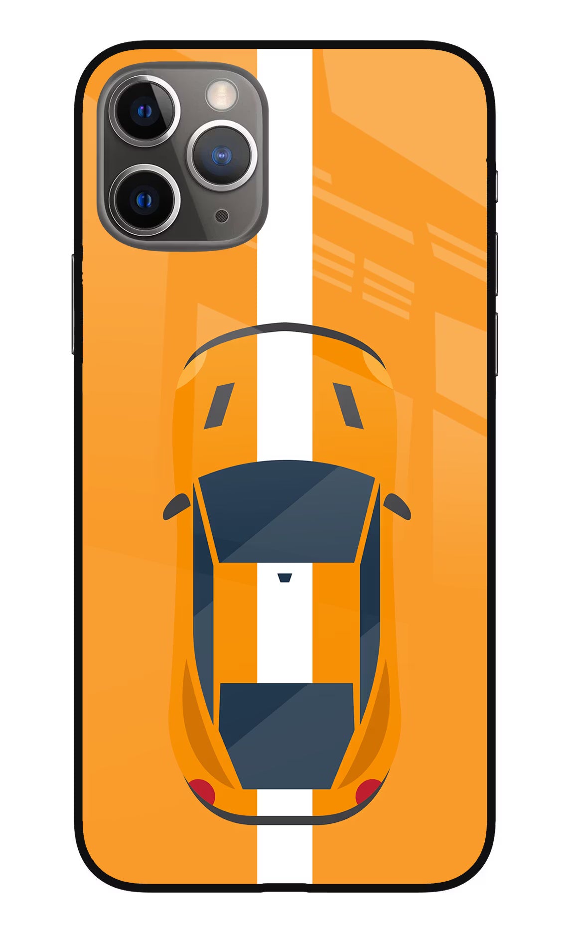 Highway Pursuit iPhone 11 Pro Max Glass Case Back Cover by Casekaro