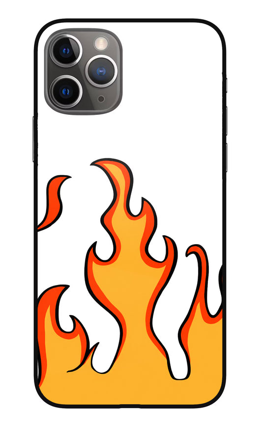 Fired Up – White iPhone 11 Pro Max Glass Case
