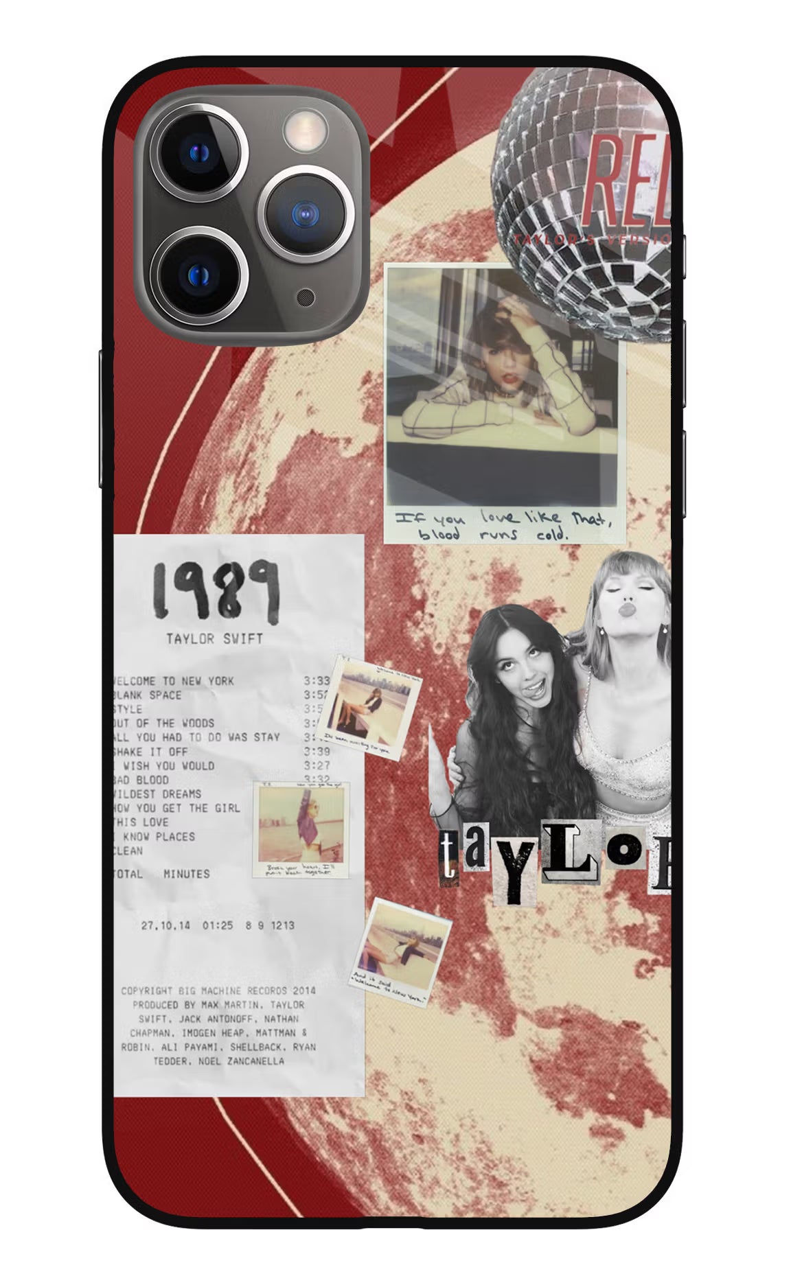Taylor Swift iPhone 11 Pro Max Glass Case
