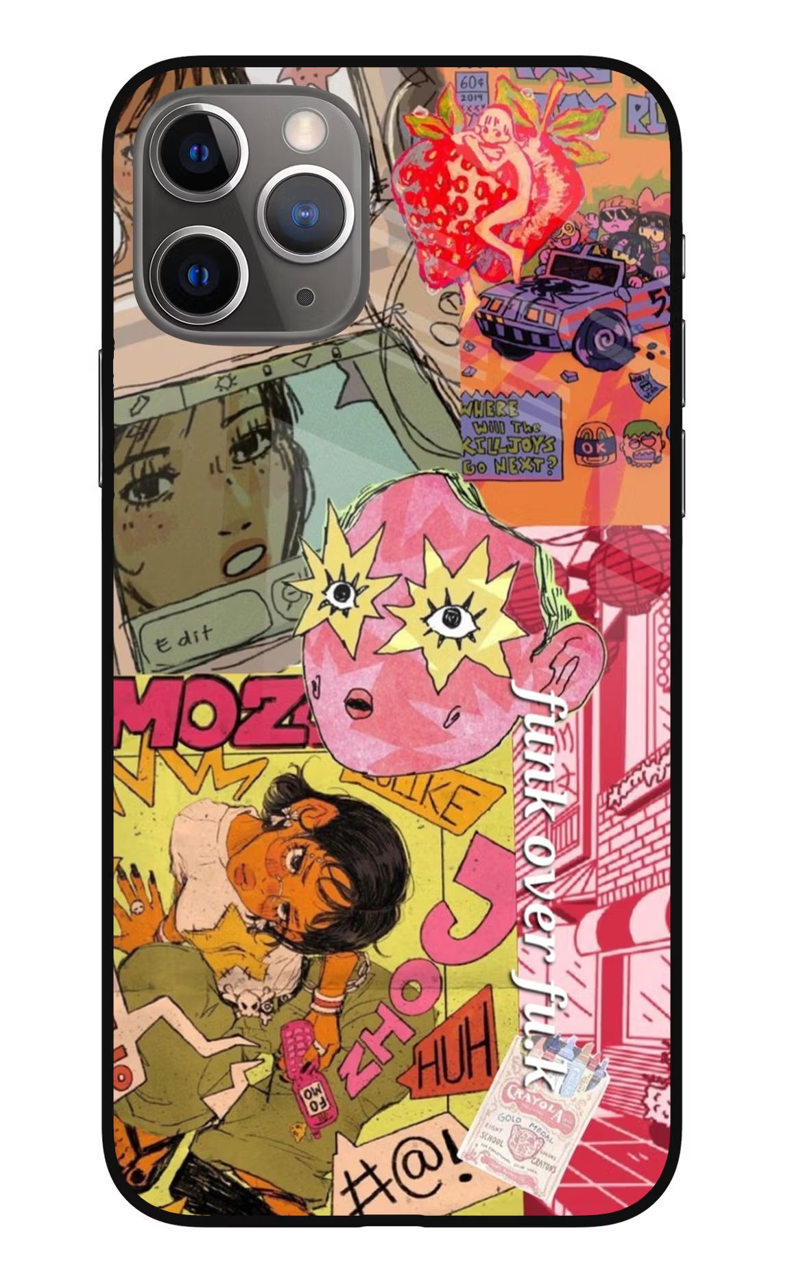 Funkover iPhone 11 Pro Max Glass Case