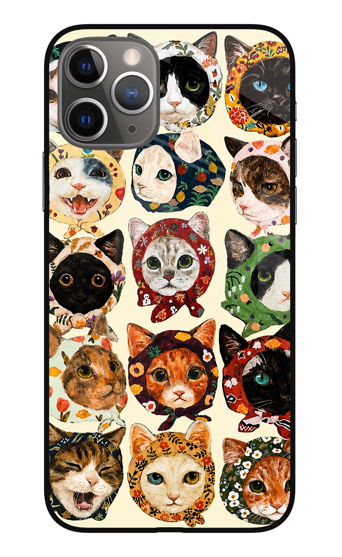 Cool Cat iPhone 11 Pro Max Glass Case