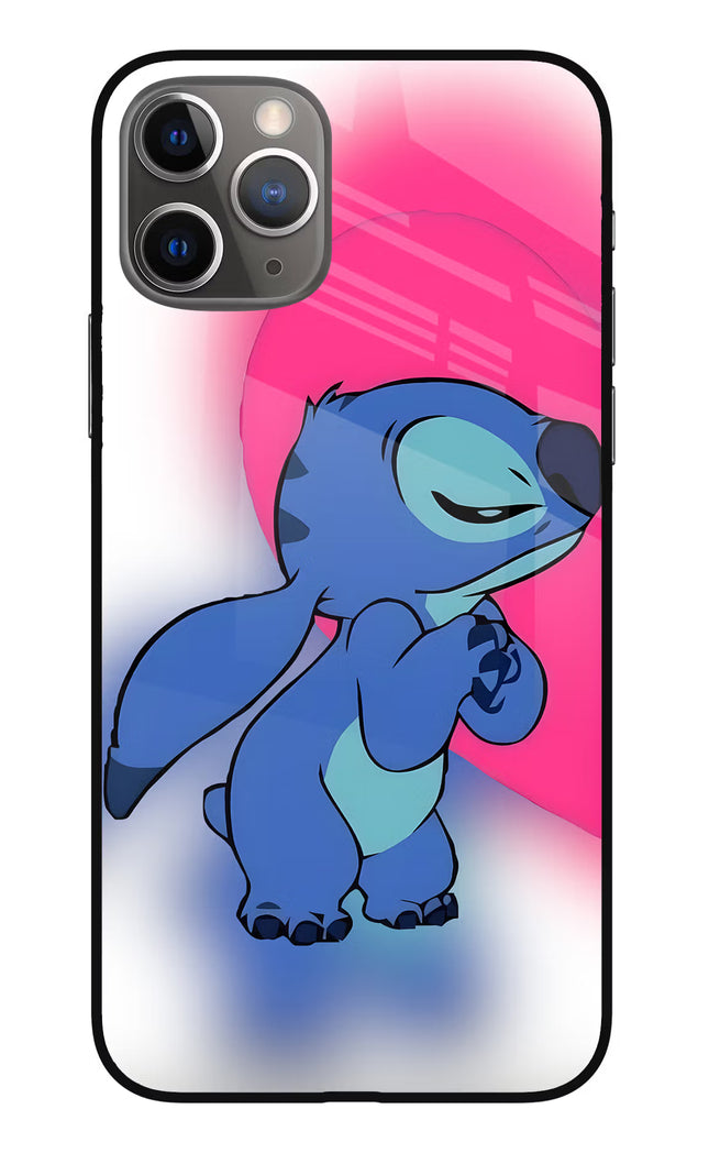 Stitch Hug iPhone 11 Pro Max Glass Case