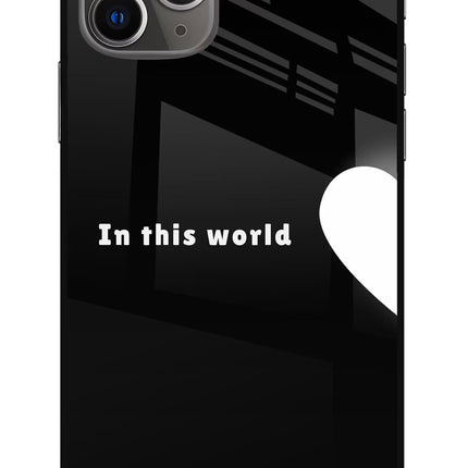 This World iPhone 11 Pro Max Glass Case