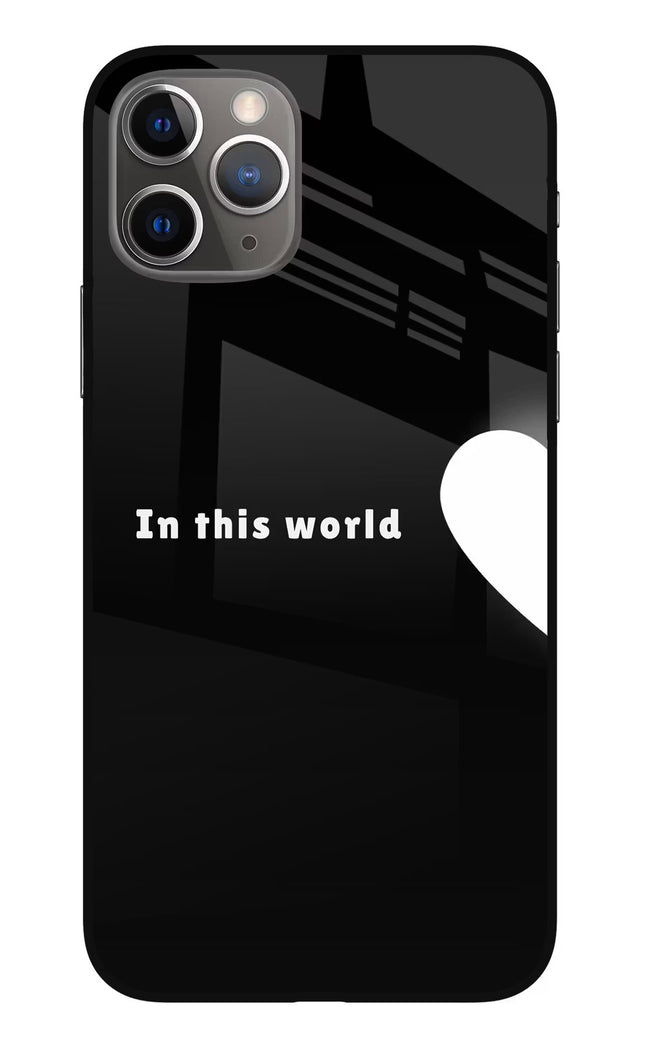 This World iPhone 11 Pro Max Glass Case