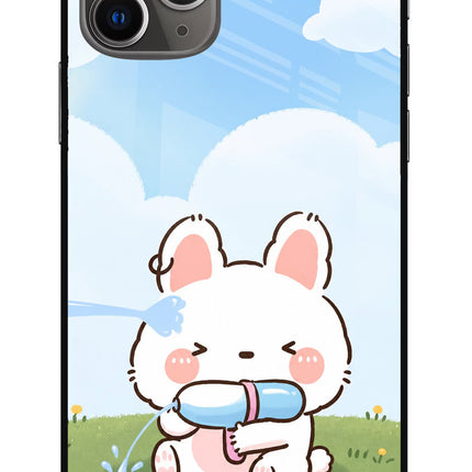 Bunny Treat iPhone 11 Pro Max Glass Case