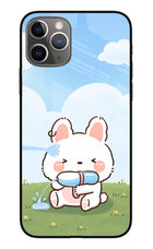 Bunny Treat iPhone 11 Pro Max Glass Case
