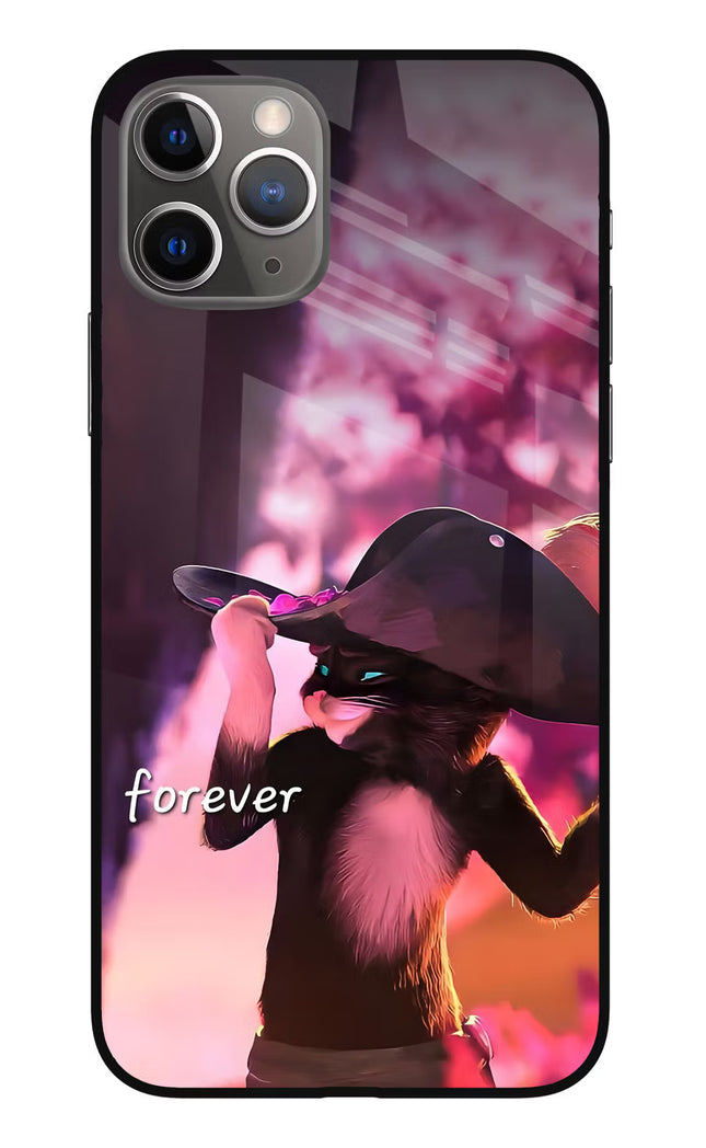 Forever Cat iPhone 11 Pro Max Glass Case