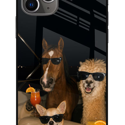 Party Squad iPhone 11 Pro Max Glass Case