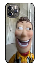 Side Eye Woody iPhone 11 Pro Max Glass Case