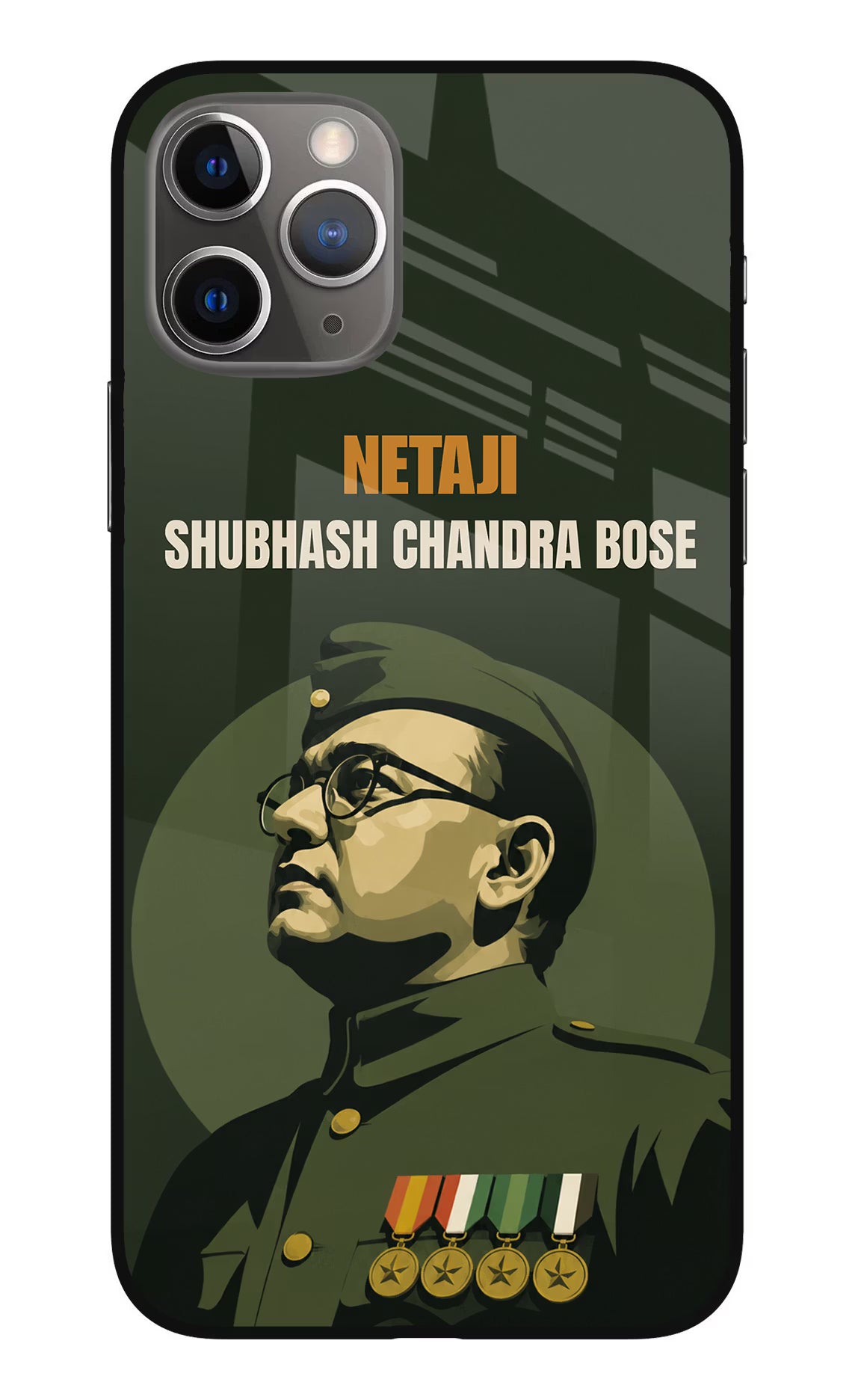Netaji Legacy iPhone 11 Pro Max Glass Case