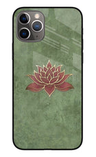 Lotus Grace iPhone 11 Pro Max Glass Case