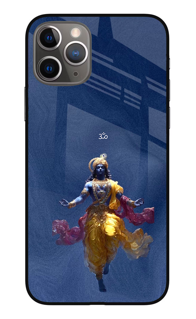Cosmic Krishna iPhone 11 Pro Max Glass Case