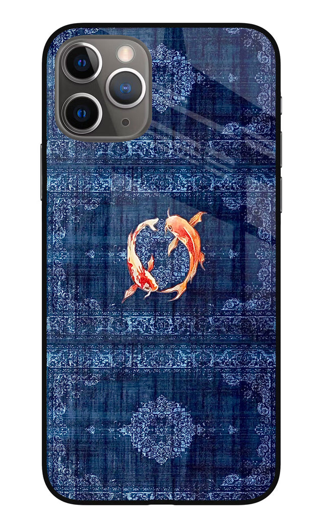 Koi Blue iPhone 11 Pro Max Glass Case